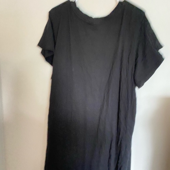 Walmart- Black T Shirt Dress - Picture 3 of 3